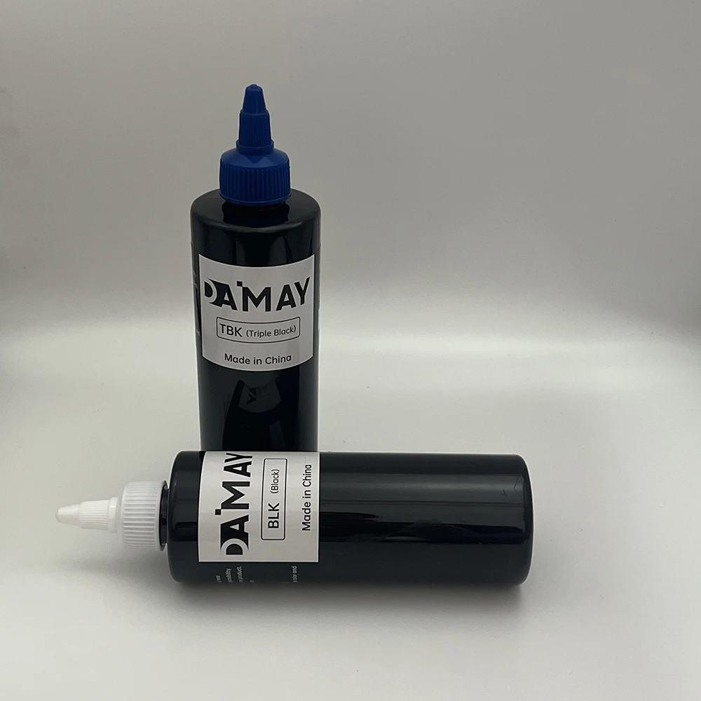 Tinta tato pigmen hitam alami, pigmen latihan Makeup 240ml, tinta tato Makeup profesional, tinta tato pigmen seni tubuh