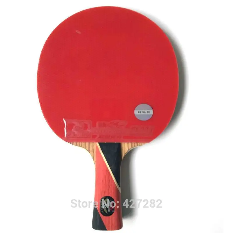 Original Double Fish Table Tennis Finished Racket 8 AC 8A-C Wood Carbon Blade Pimples in Rubber Offensive Ping Pong Racket view 3