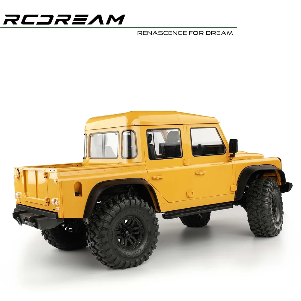 RCDream Hard Body Car Shell, Openable 4 portas, Interior, Fender para TRX4, TRX-4, Defender Bronco Upgrade, RD110 Pickup, 324mm