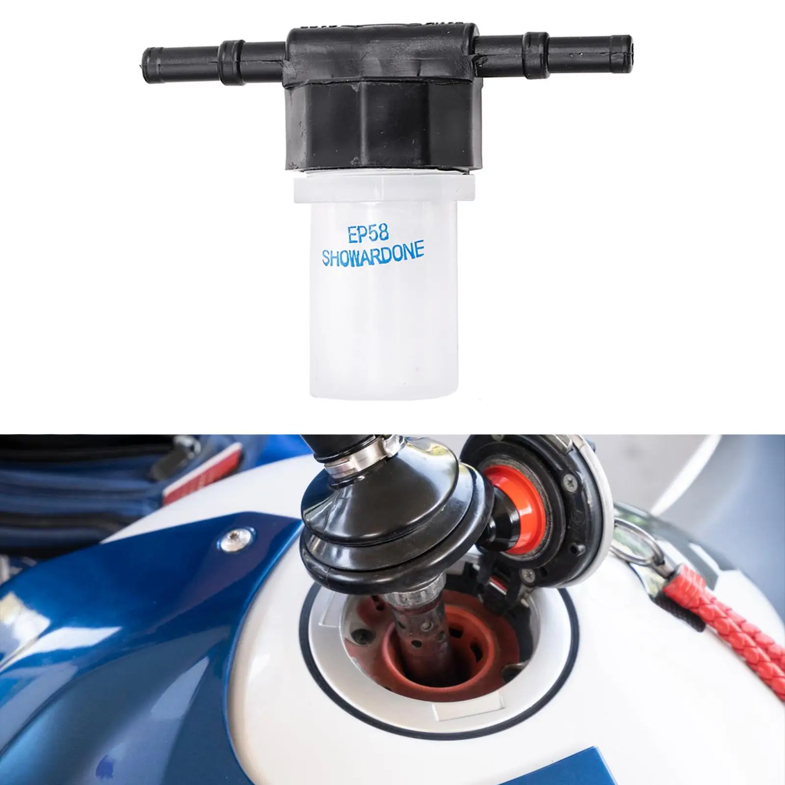 

Motorcycle Twist Cap Petrol Cup Filter High Reliability 3.7x2.7x1.4inch