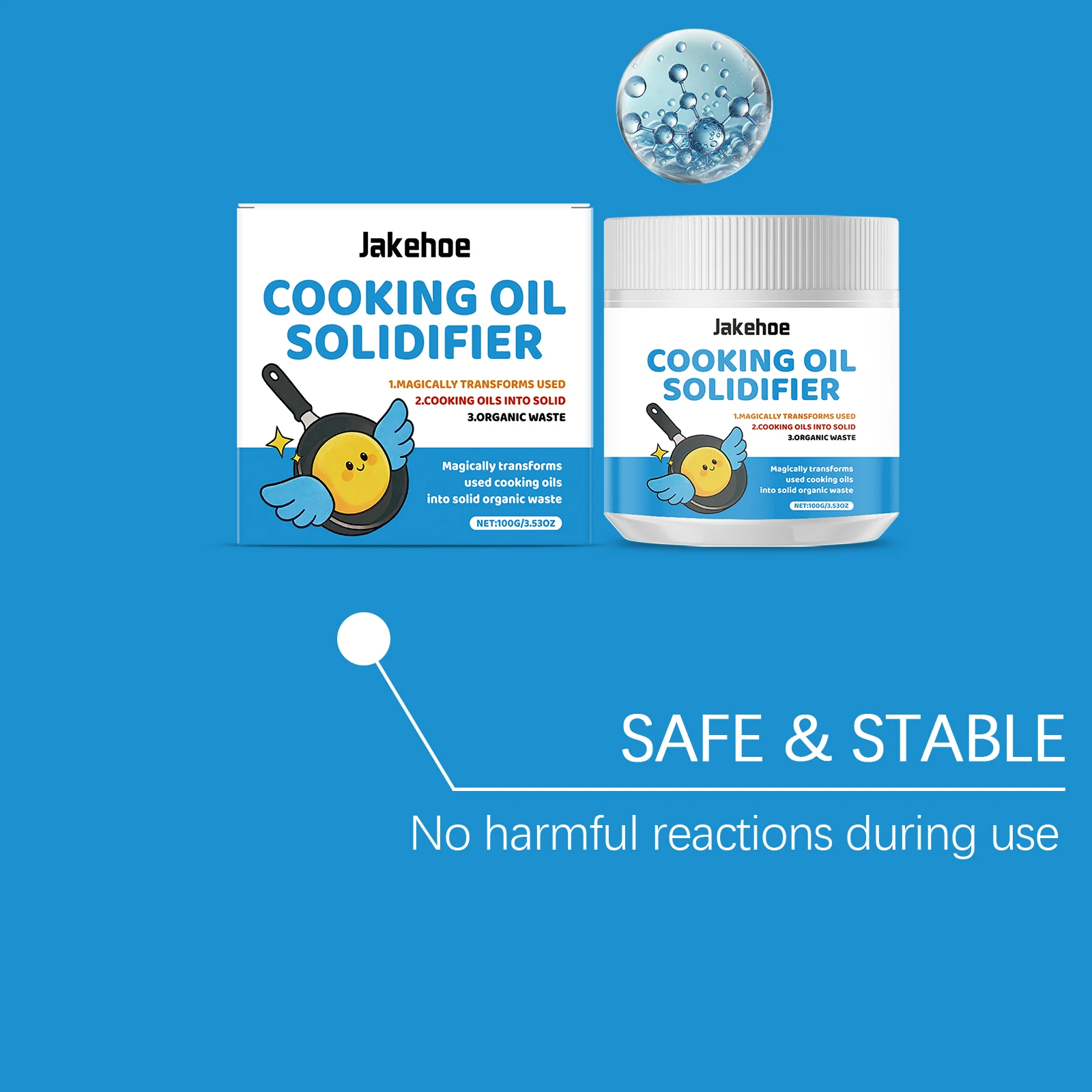 Cooking Oil Solidifier Powder - Home Cooking Oil Disposal recension och pris