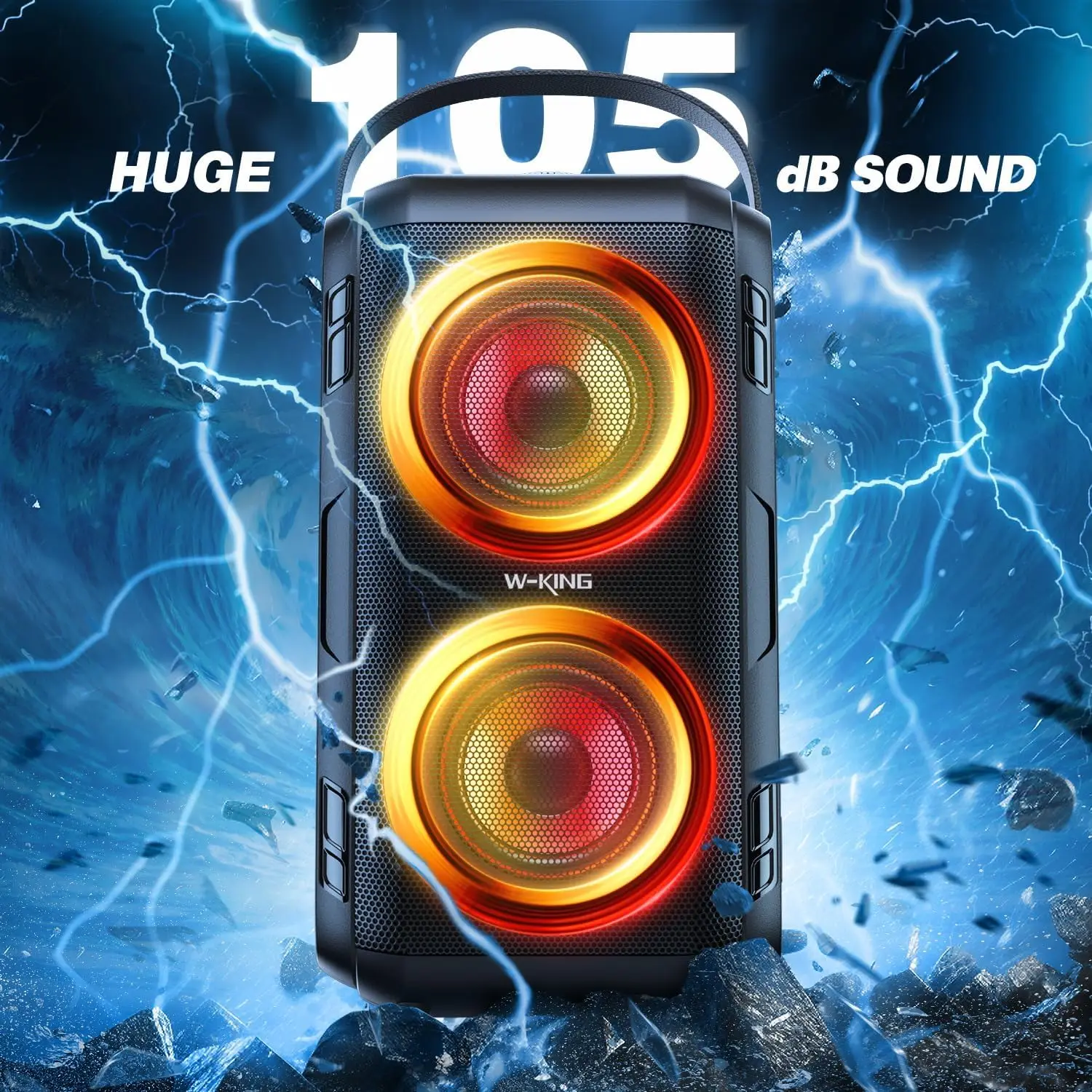 W-KING T9-2 80W RMS Party Portable Speakers Bluetooth Wireless