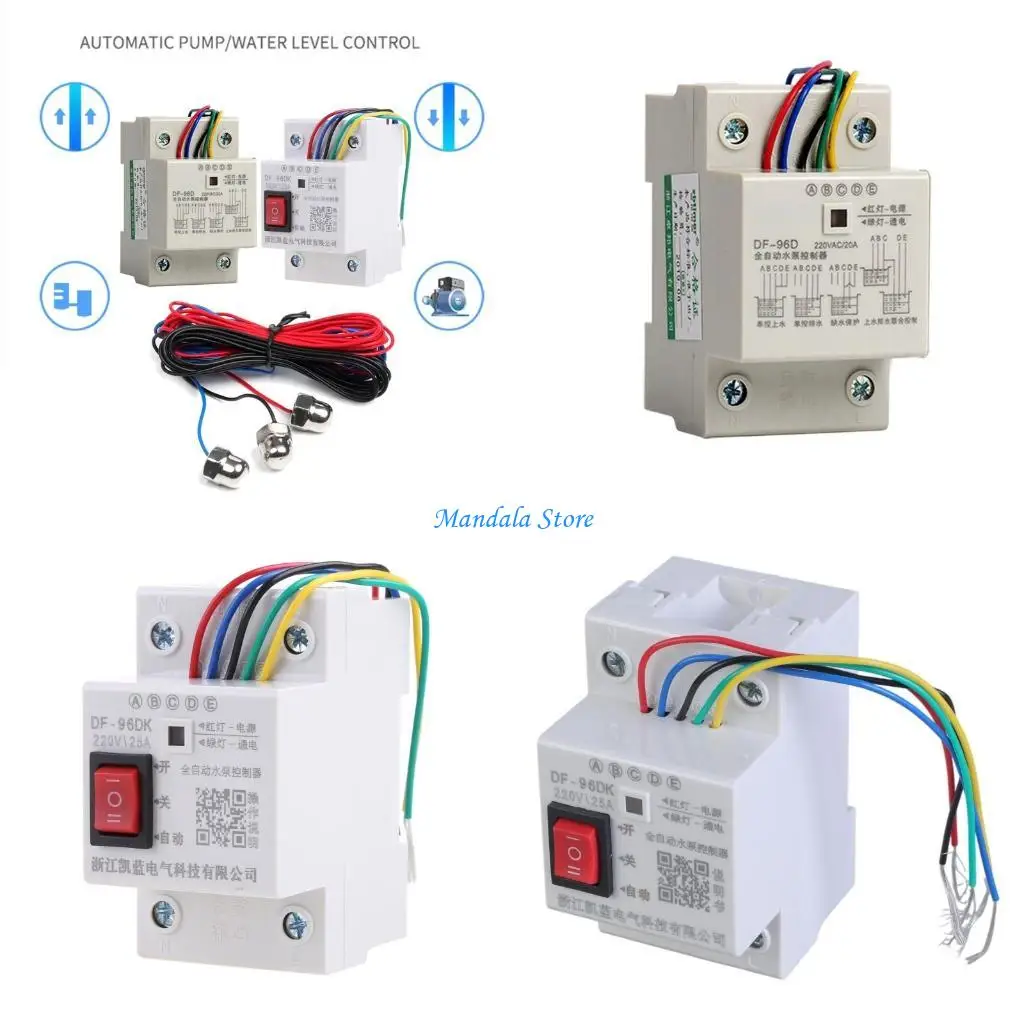 U2JC Water Pump Liquid Level Detector Switch DF-96D Automatic Water Level Controller
