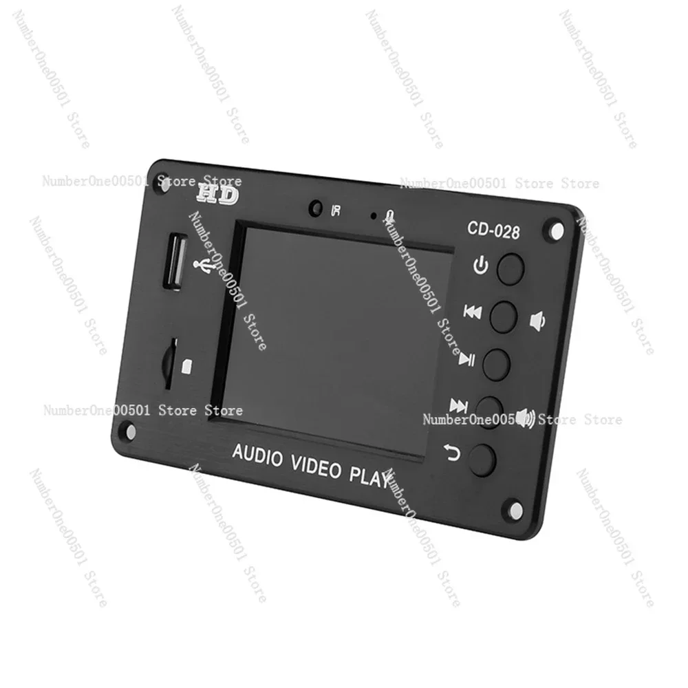 CD-028 MP5 Bluetooth Calling 5.0 Decoding Board HD Car Lossless Full Format 2.8-Inch TFT Screen FM Audio Module