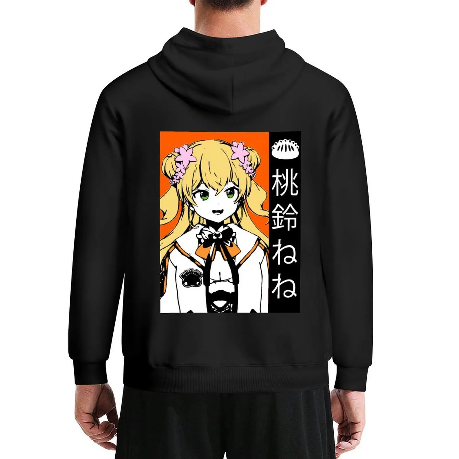 

Hololive Momosuzu Nene Hoodie mens clothes men's autumn clothes winter clothes men's sweat-shirt set japanese hoodie