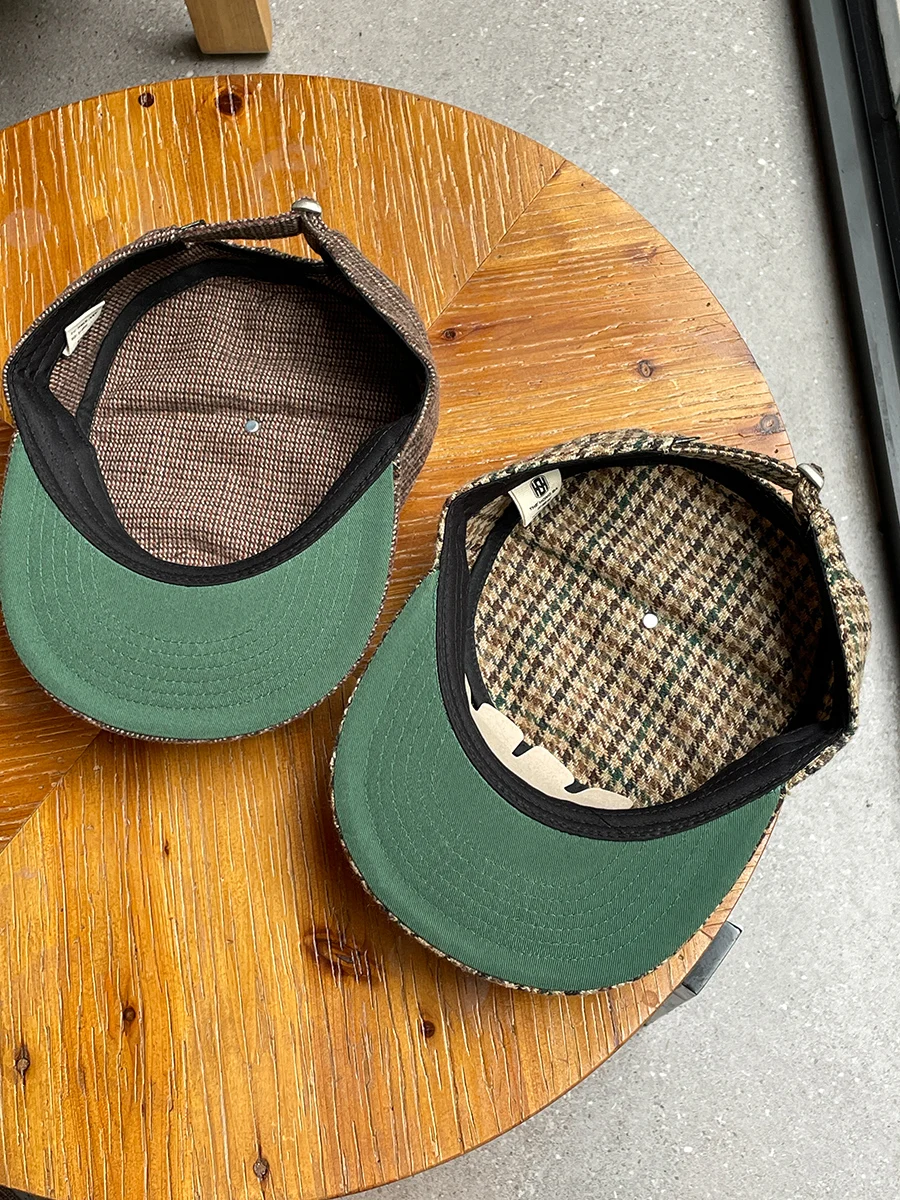 Flat Brim Soft Top Autumn Winter Baseball Cap for Women Street Style Niche Fashion Couple Duckbill Cap for Men Trendy 4