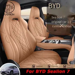Custom Fit Car Accessories Seat Covers Full Set Top Quality Leather Specific For BYD SEALION 7 EV 2026 2025