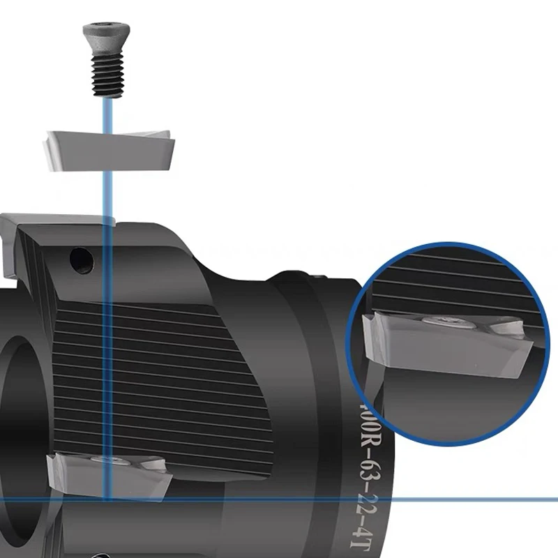 CNC 90 درجة الزاوية اليمنى قاطعة المطحنة رئيس BAP300R BAP400R الكتف الوجه مطحنة رئيس أدوات + APMT1135 APMT1604 كربيد إدراج