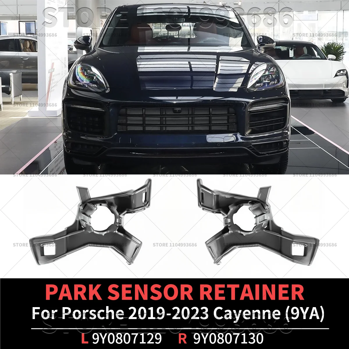 

For 2019-2021 Porsche Cayenne (9YA) Retainer For Ultrasound Sensor OEM 9Y0807129 9Y0807130 9Y0-807-130-OEM 9Y0-807-129-OEM