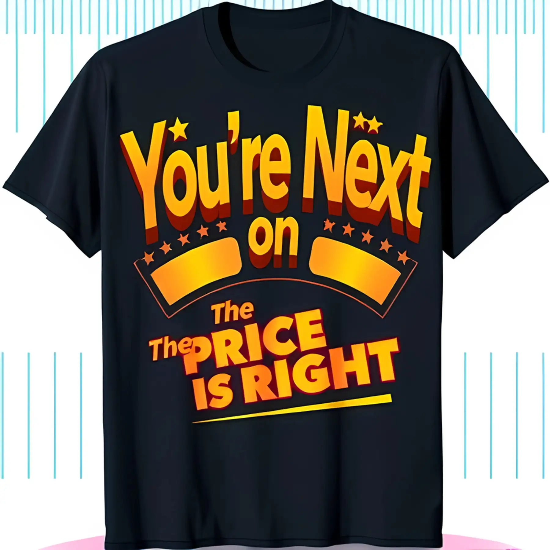The Price Is Right Black T-Shirt for Fans