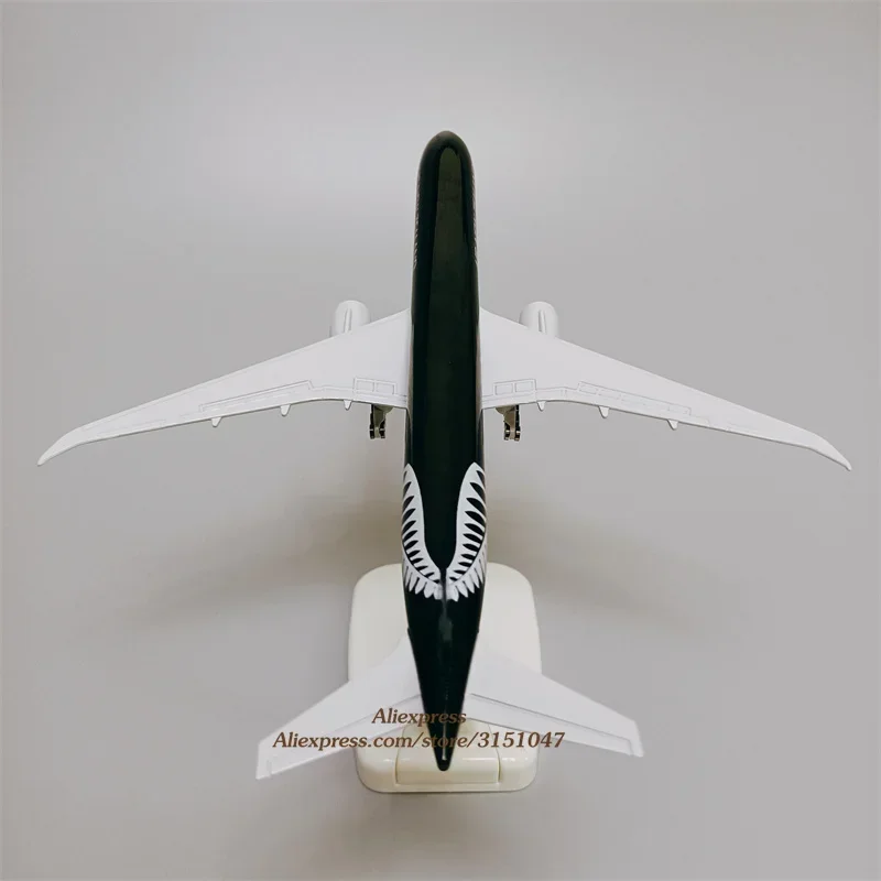 19cm Model Airplane Black Air NEW ZEALAND Airlines B777 Boeing 777 Airways Metal Alloy Plane Model Diecast Aircraft W Wheels