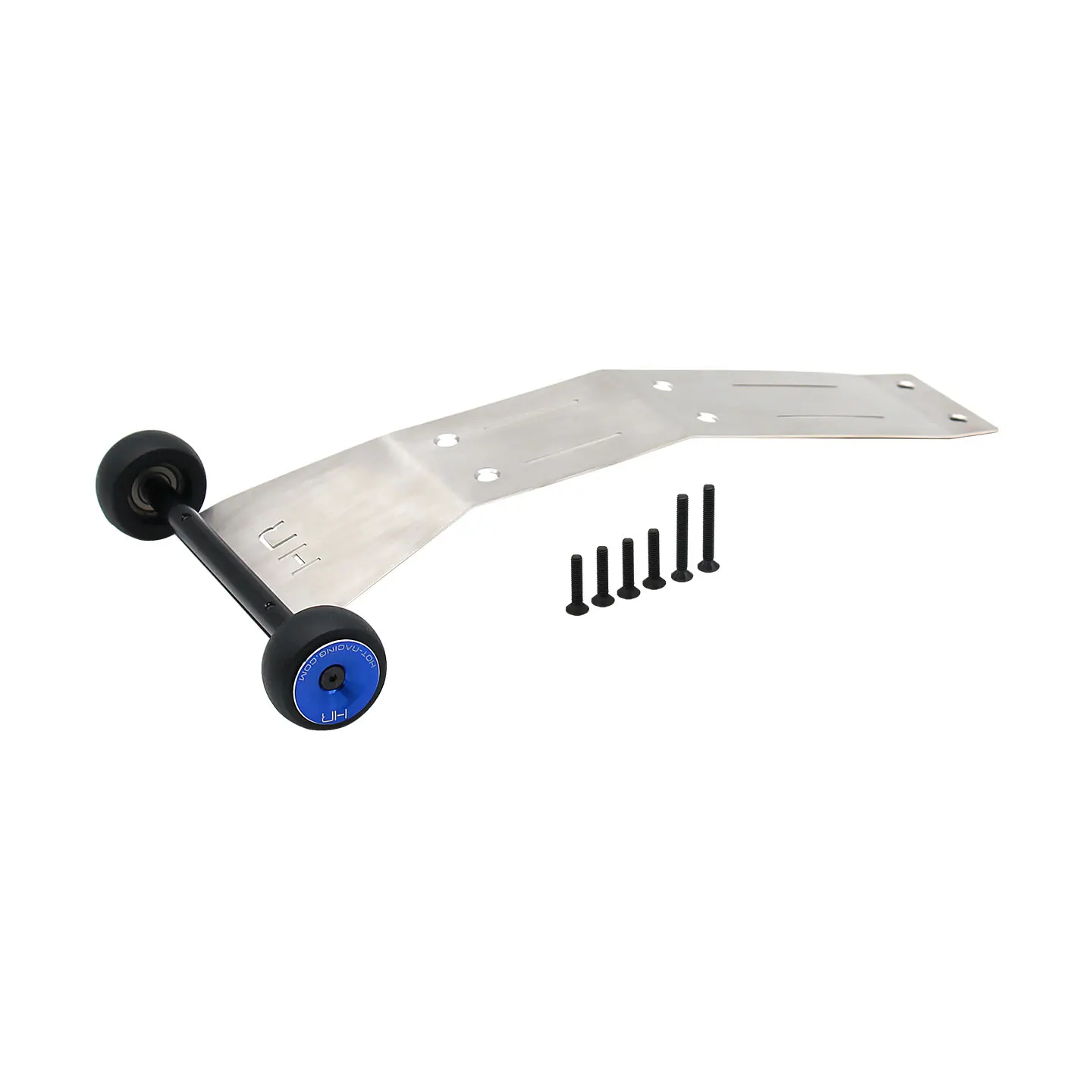 HR Traxxas 1/7 Funco 8S Dwukołowy terenowy truck pustynny, stal nierdzewna, tylna osłona + zestaw kół do jazdy na podwórzu