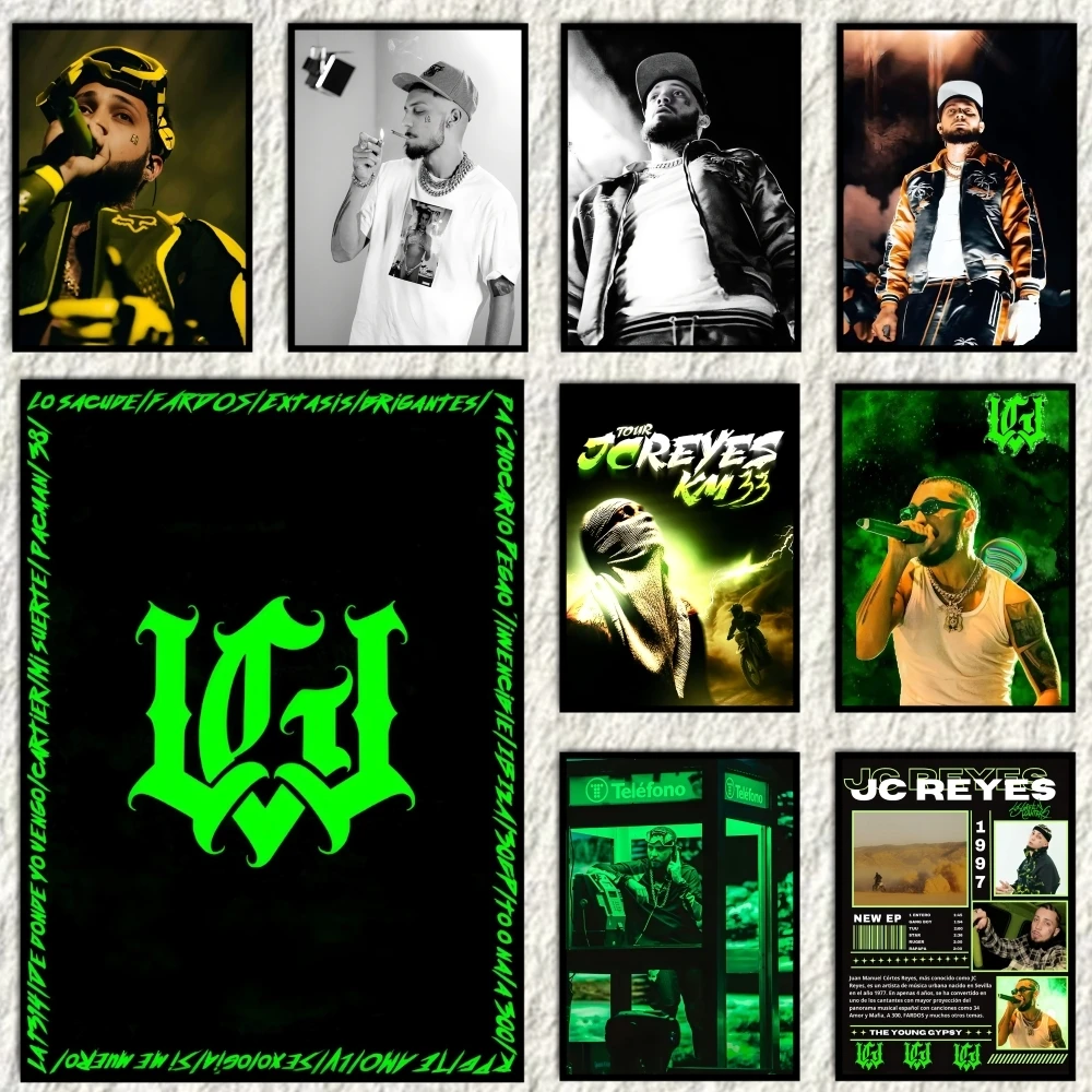 

Pop Rapper J-JC Reyes Poster Home Living Bed Room Bar Hallway Sticky Wall Art Printing Waterproof Aesthetic Decor
