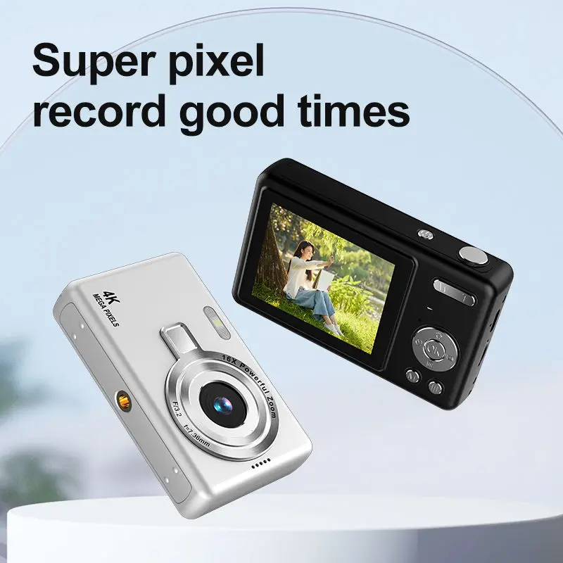 Q12 Mini Video Camera for Kids Portable 16X 2.4inch Screen 1080p Resolution with Fill Light & MP3 Gift for Children on Sale