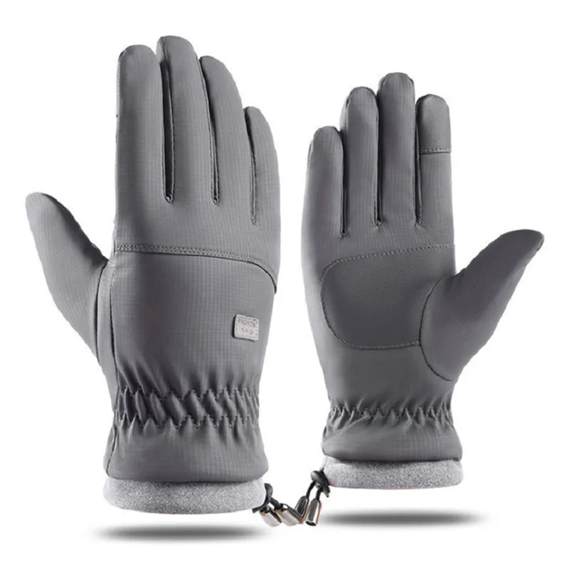 Skihandschuhe für Herren, Winter, kältebeständig, winddicht, wasserdicht, warm halten, rutschfest, leicht, weich, bequem, Herrenhandschuhe