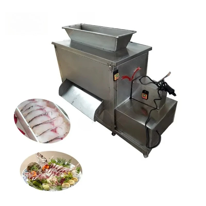 

Automatic Frozen Catfish Slice Mouth Head Fish Cutter Machine Of Cutting Fish Fillets
