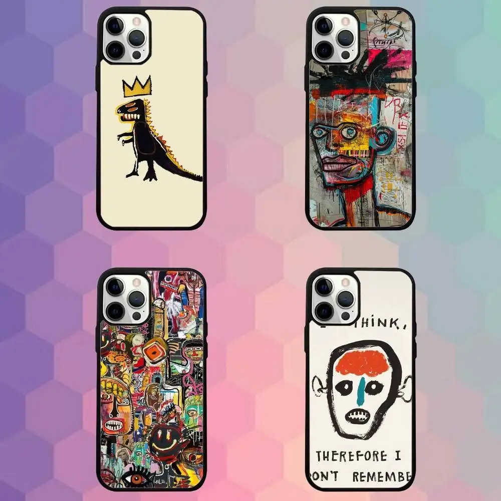

J-Jeans Michel B-Basquiats Phone Case For iPhone 16e,16,15,14,13,12,11,Plus,Pro,Max,Mini Magsafe Magnetic Wireless Charging