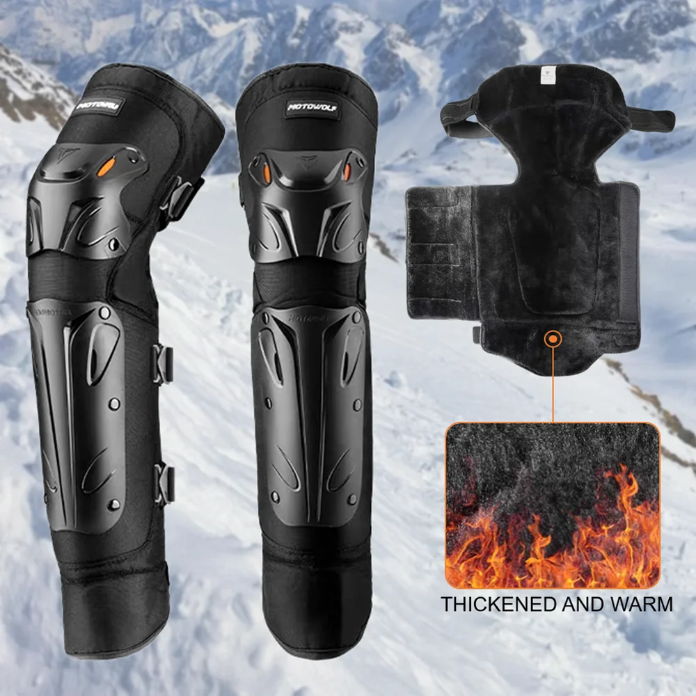 

Motorcycle Warm Kneepad Legs Motorbike Riding Windproof Winter Cold And Warm Kneepad Scooter Protective Protective Knee Pads