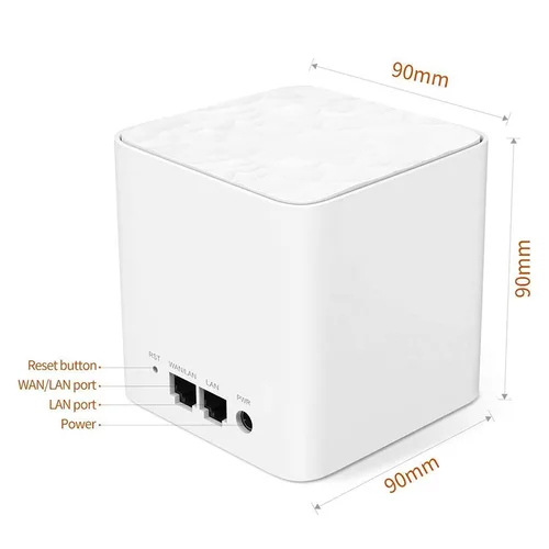 Imagen 2 del producto Sistema WiFi Tenda Nova Mesh (MW3) - Hasta 2000 pies cuadrados Cobertura para toda la casa Reemplaza el extensor de enrutador Wi-Fi Único paso fácil a través de la aplicación