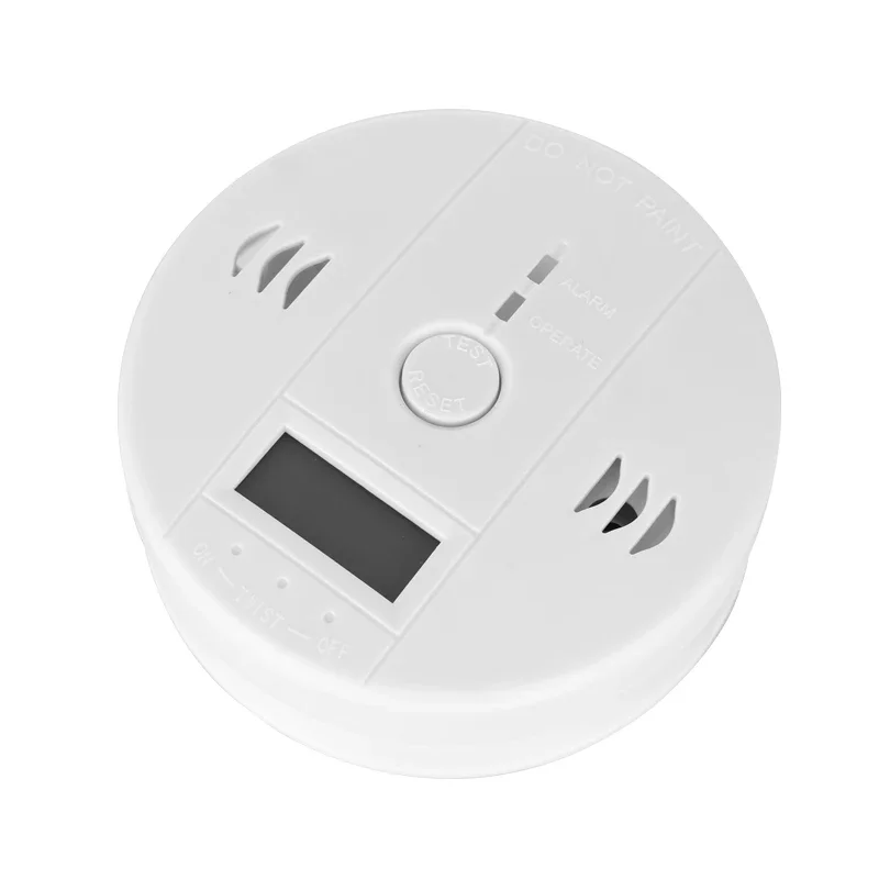 LCD CO Carbon Monoxide Detector Built In 85dB Sound To Highly Sensitive Poisoning Warning Alarm Sensor 50-300PPM