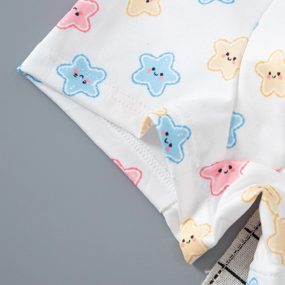 8-teiliges Set bequemer Kinderunterwäsche für alle Jahreszeiten, Jungen-Dinosaurier-Print, niedliche vierkantige Hosen, lässige kurze Unterhosen für zu Hause. – Detail 11