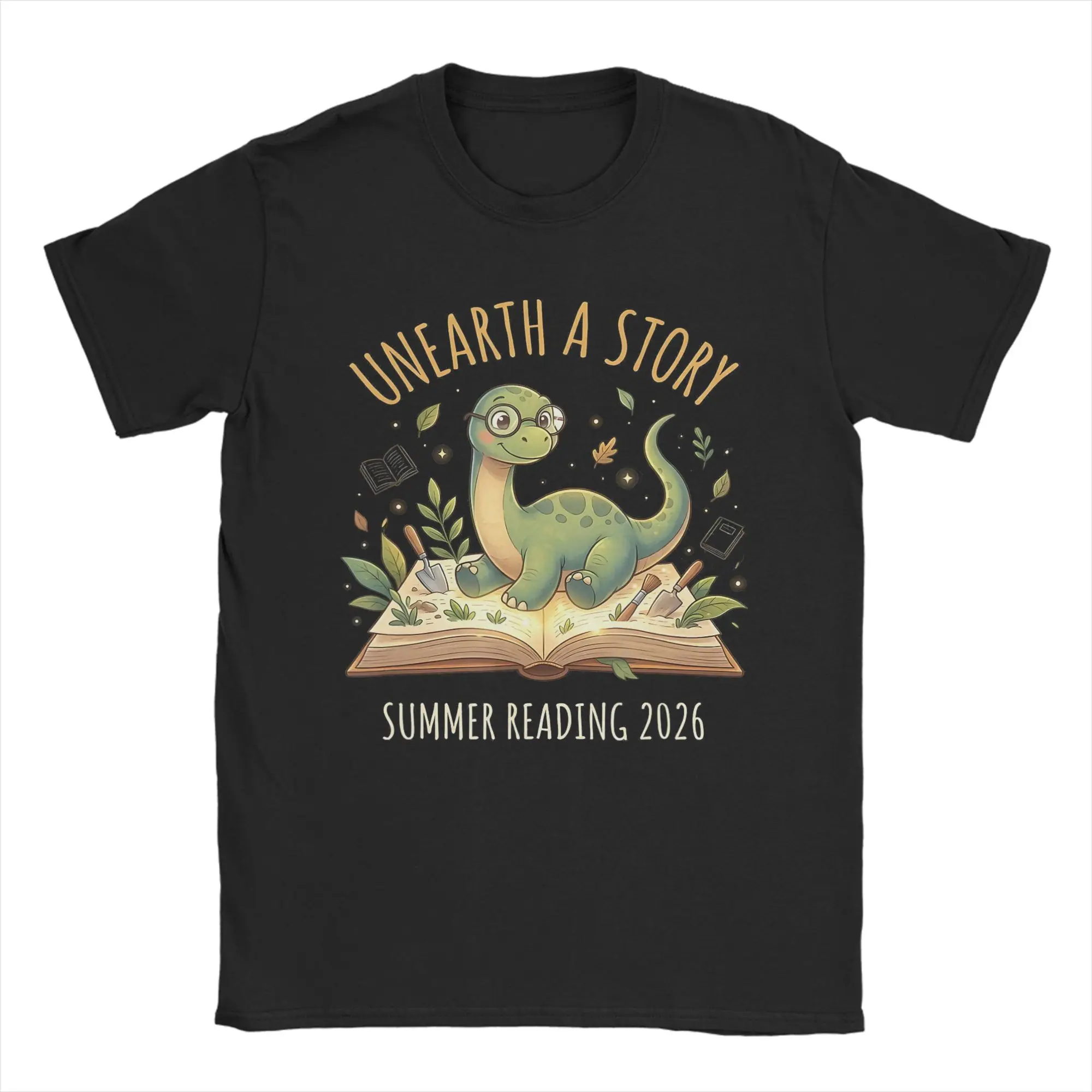 Cool Unearth A Story Summer Reading 2026 T-Shirts Men Crewneck 100% Cotton T Shirt  Short Sleeve Tees 4XL 5XL 6XL Tops
