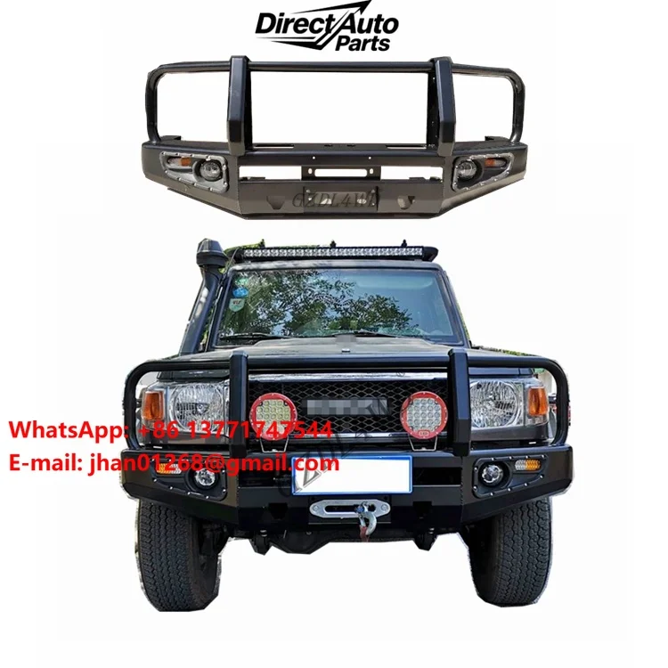 

Offroad Steel Front Bumper for Land Cruiser LC76 LC79 LC75 Car Front Bumper Guard Car Bumpers