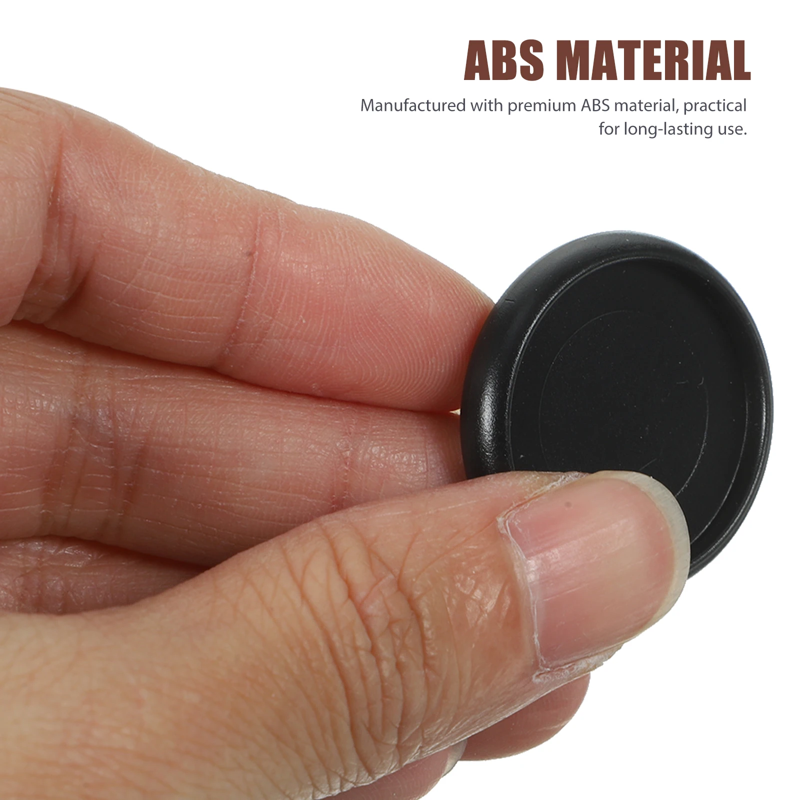 

22pcs Round Discbound Notebook Discs 28mm Black Color Loose Leaf Binder Rings Office Supplies Students Teachers