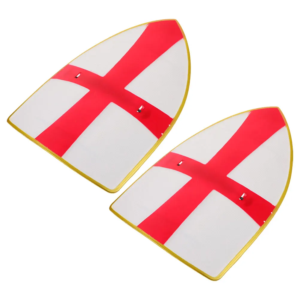 Bouclier à motif croisé de dessin animé, 2 pièces, accessoire de jeu en plastique, jeu de rôle pour enfants, émotions, Coordination, bouclier de développement pour enfants