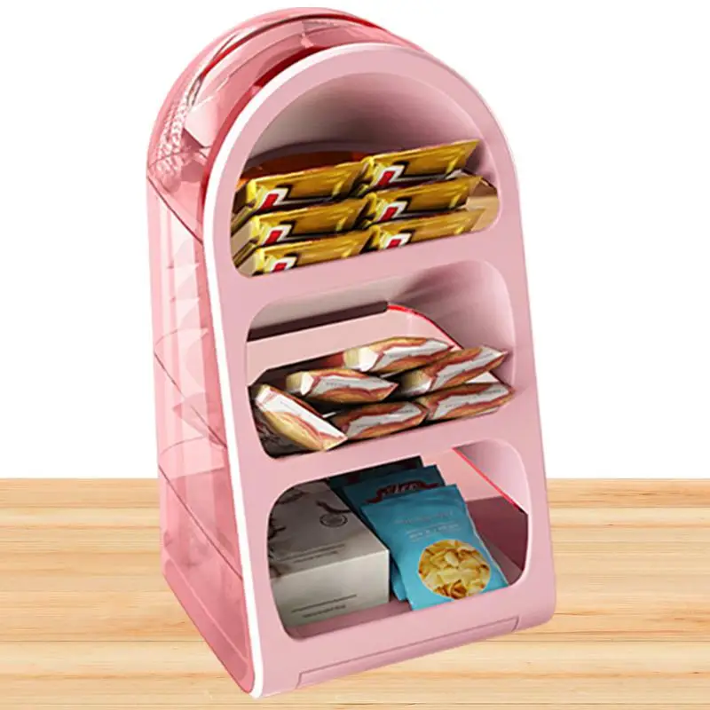 

Swivel Makeup Organizer Multi-Purpose 3 Tiers ABS Makeup Storage Rack For Vanity Rotating Makeup Brush Rack For All Kinds Of