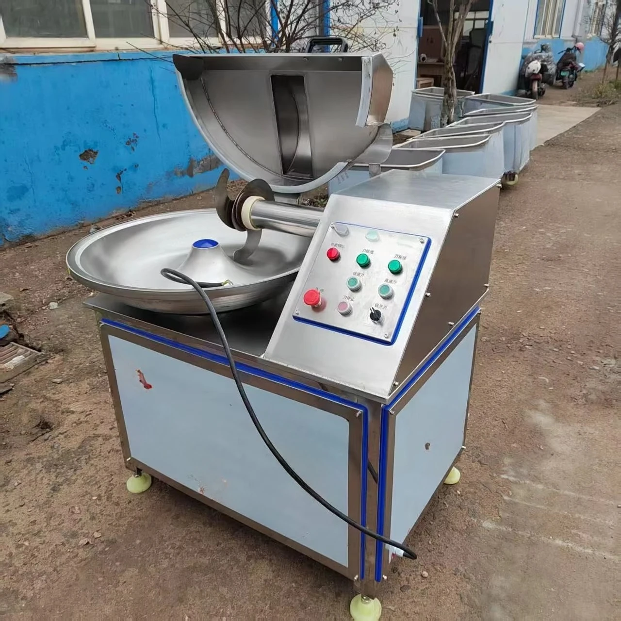 High Capacity Meat Bowl Cutter Machine 40L 3 Blades High Speed for Efficient Meat Processing Capacity 20-30kg/Batch