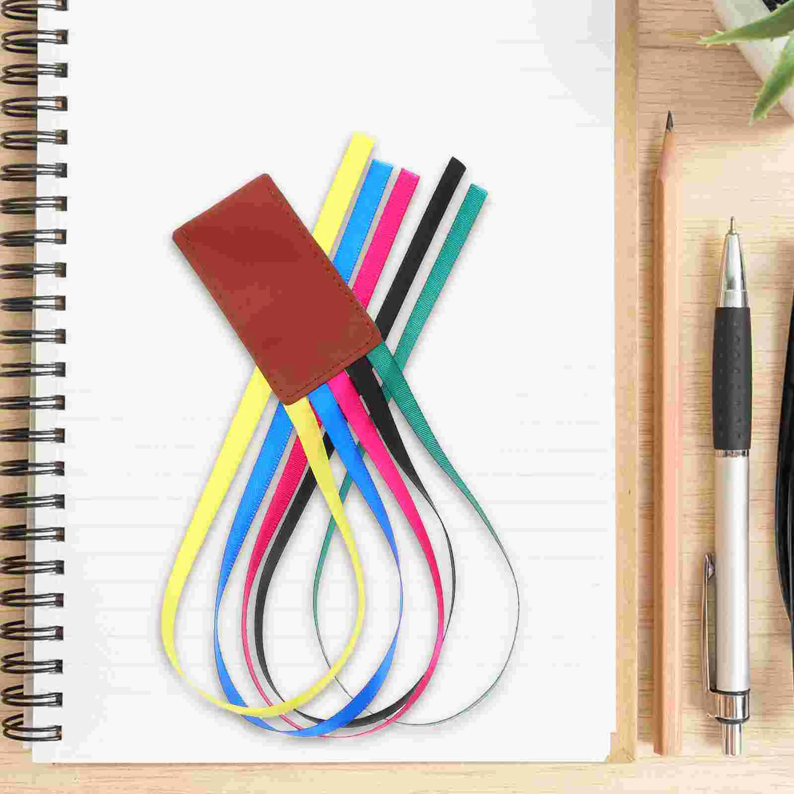 2 Pcs Web Bookmark Bible Tabs Ribbon Page Markers Decorate Polyester Students Reading Bookmarks