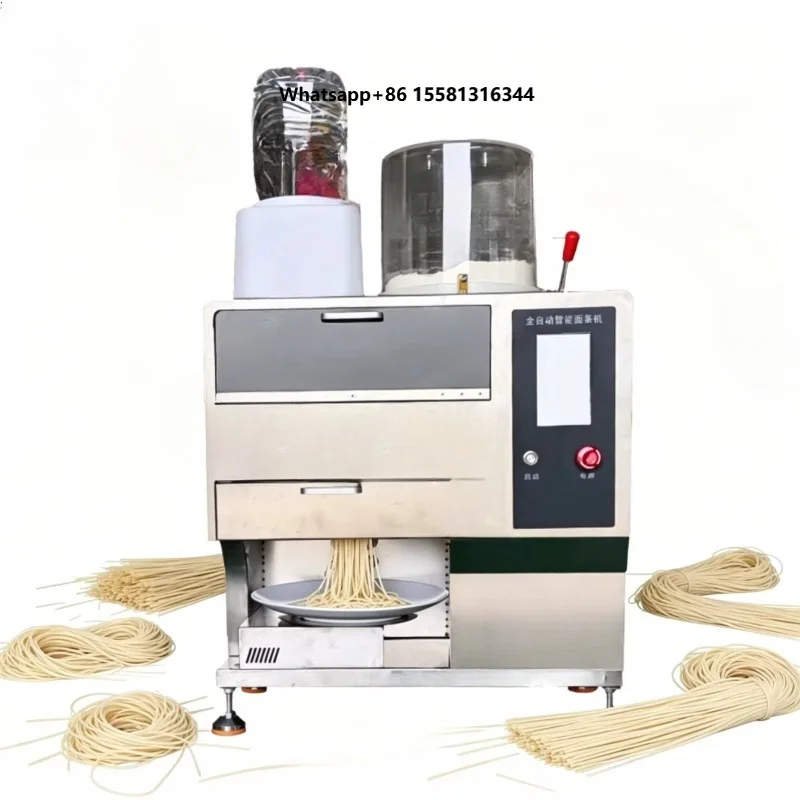 Fully Automatic Intelligent Commercial Noodle Machine, Multifunctional Dough Mixing & Pressing Integrated Fresh Noodle Maker