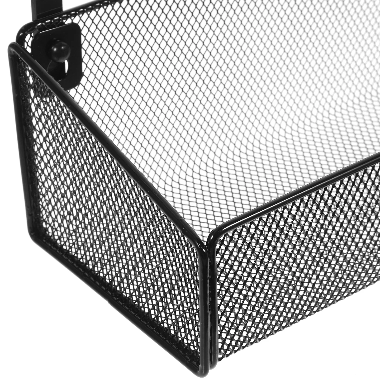 

Storage Basket Hanging Metal Bunk Bed Bedside Organizer Hook Black Baskets for Dorm Office