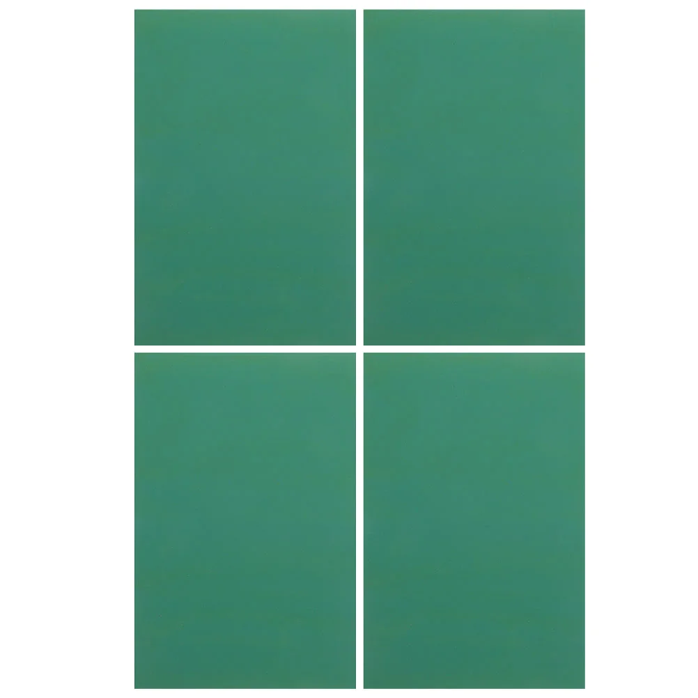 4 Pcs Cutting Board Engraving Rubber Sheet Table Protection Mats Pvc Pads Print Green Child