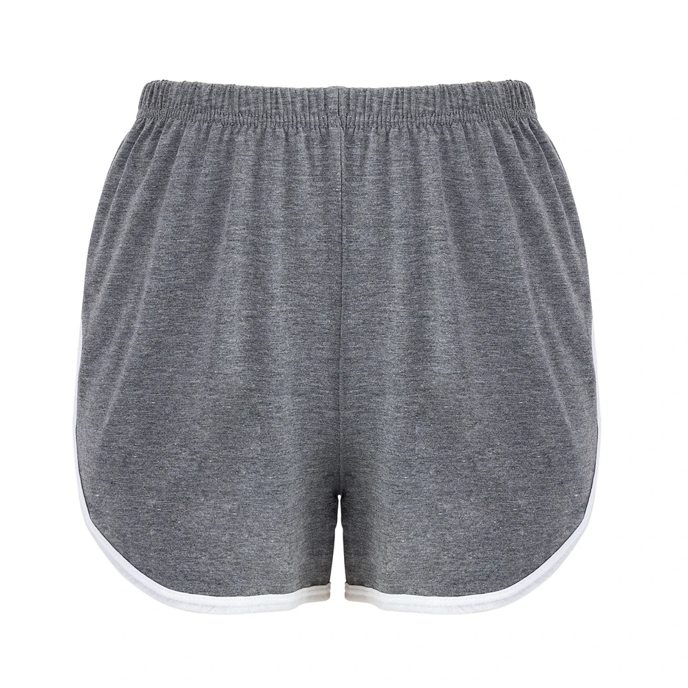 

1 шт. Женские летние однотонные базовые шорты-хотпанты, спортивные повседневные шорты, модные универсальные удобные пляжные брюки