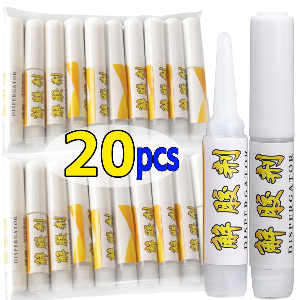 

10/20pcs Removeing Debonder Glue for Removeing False Nails Rhinestone Liquid Remover Degreaser Nail Art Manicure Cleaner Tools