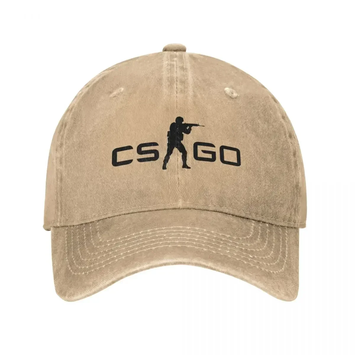 Counter-Strike 2 CS Go Unisex Style Baseball Cap Shootting Game Distressed Denim Hats Cap Vintage Outdoor Summer Headwear