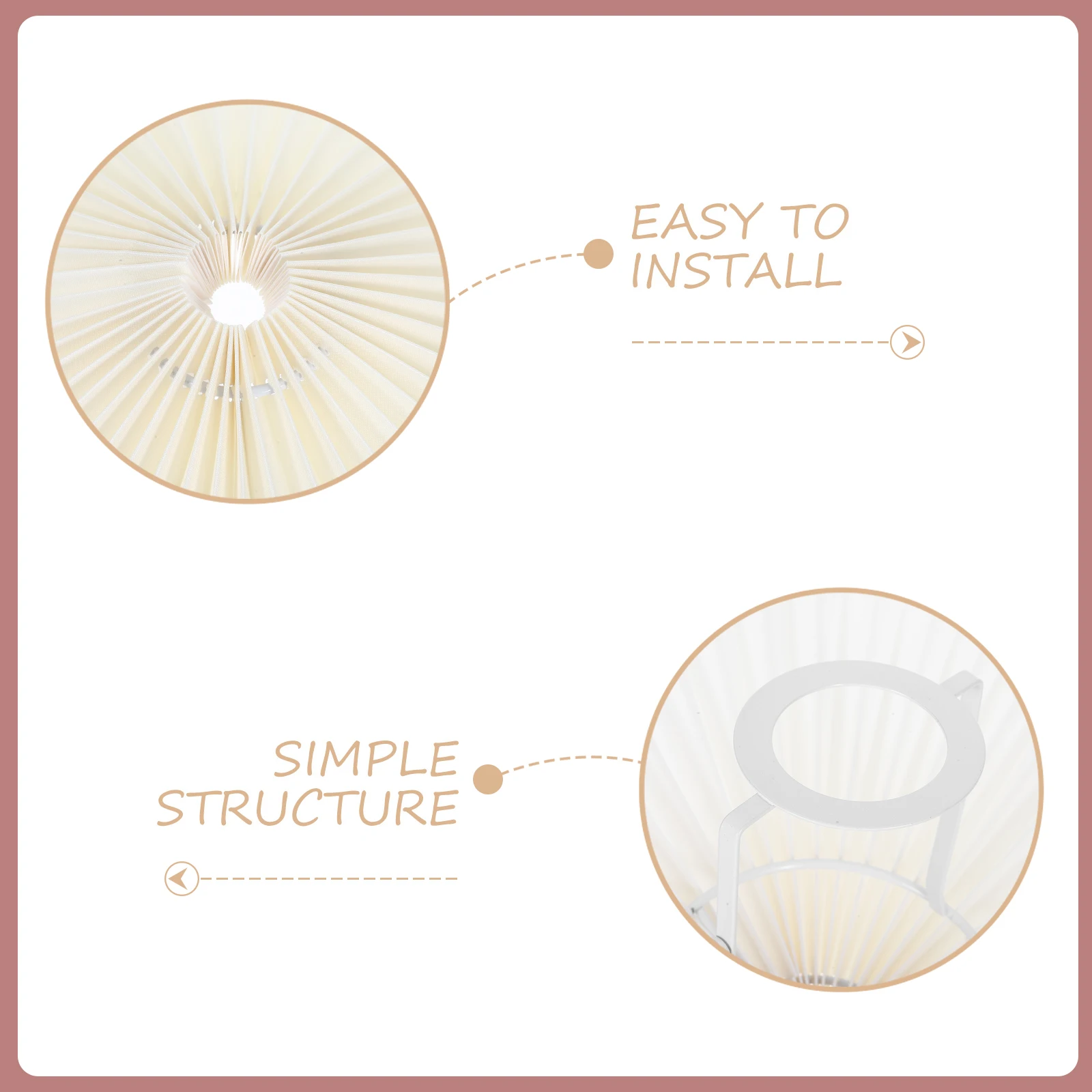 

Rustic Cloth Lamp Shade Replacement For Table Floor Lamp Home Decorative Light Cover Household Lampshade Accessory