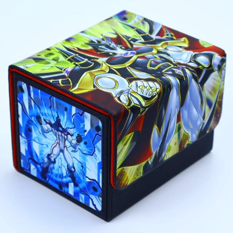 Yu-Gi-Oh! Card Case Evil Hero Neos Lord Dark Contact Fusion Diy Portable Collection Card Storage Box Anime Action Toy Figures