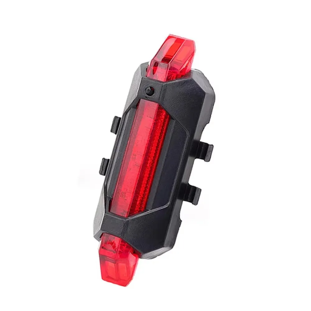 USB oplaadbare fietsverlichting Fietsveiligheidswaarschuwingslamp Buiten waterdichte fietszaklamp voor mountainbikes en racefietsen