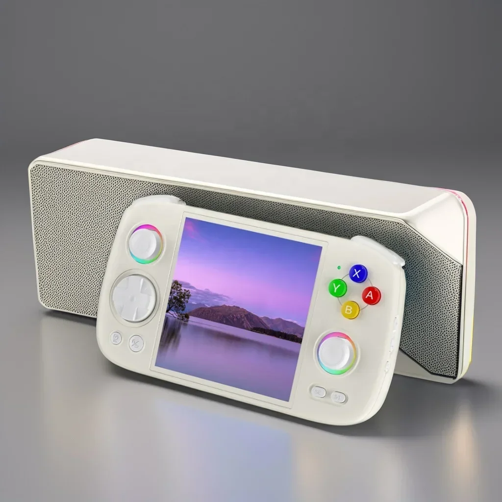 Newest Android Smart mobile game console Anbernic RG CUBE handheld game player supports 4K TV output Portable Consoles