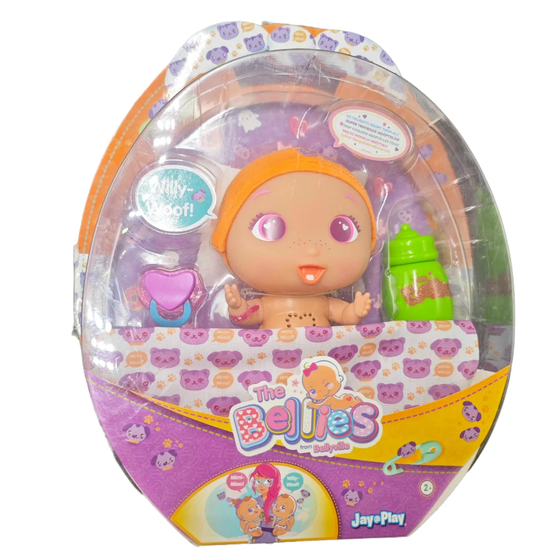 Ensemble de jouets électroniques interactifs pour bébés filles, jeu de simulation de sons de ventre réalistes, cadeau d'anniversaire pour enfants (Bellyville)