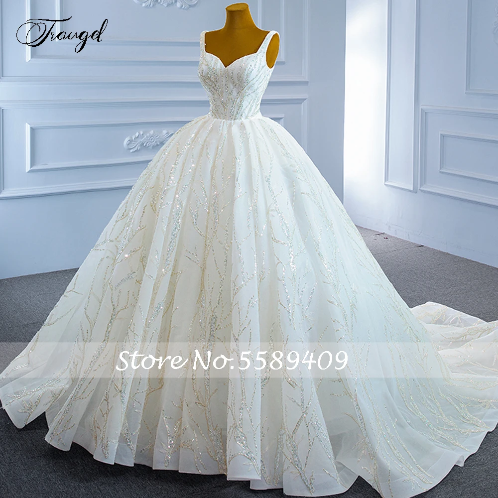 Traugel Bầu Vintage Áo Cưới 2022 Sweetheart Áo Đầm Vestido De Novia REN ĐÍNH HẠT CƯỜM Vintage Sáng Bóng Áo Dây De Mariee