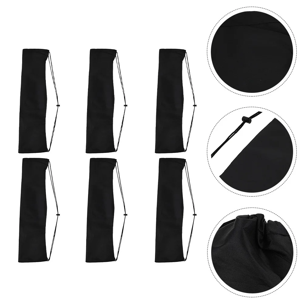 6 قطع من أشرطة الكتف المريحة، سهلة الحمل لمعدات التصوير الفوتوغرافي الخارجية، حقيبة حمل ثلاثية القوائم