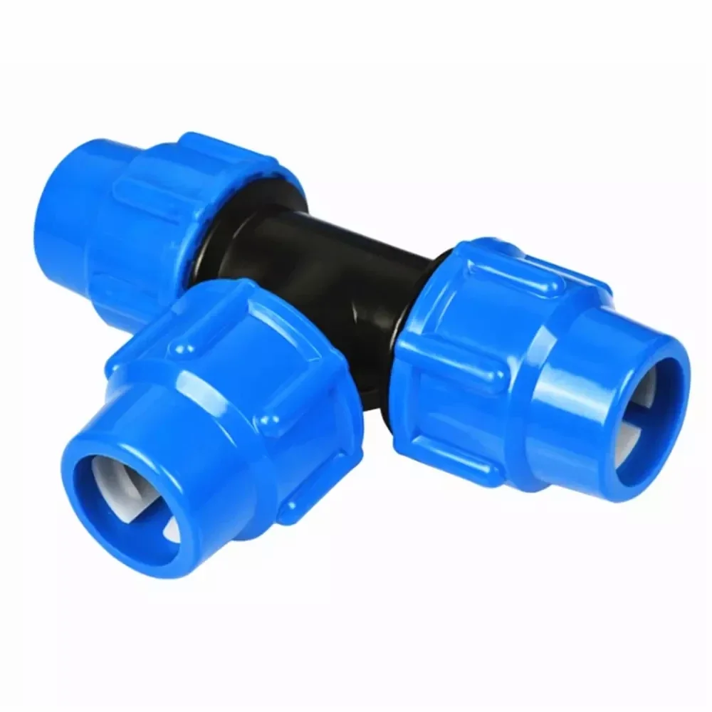 

#For Etc. Tee Compression Fittings Pipe Professional Manufacturing Cheap Polyethylene Connections PP 20 32 40 50 63 75 90 110 mm