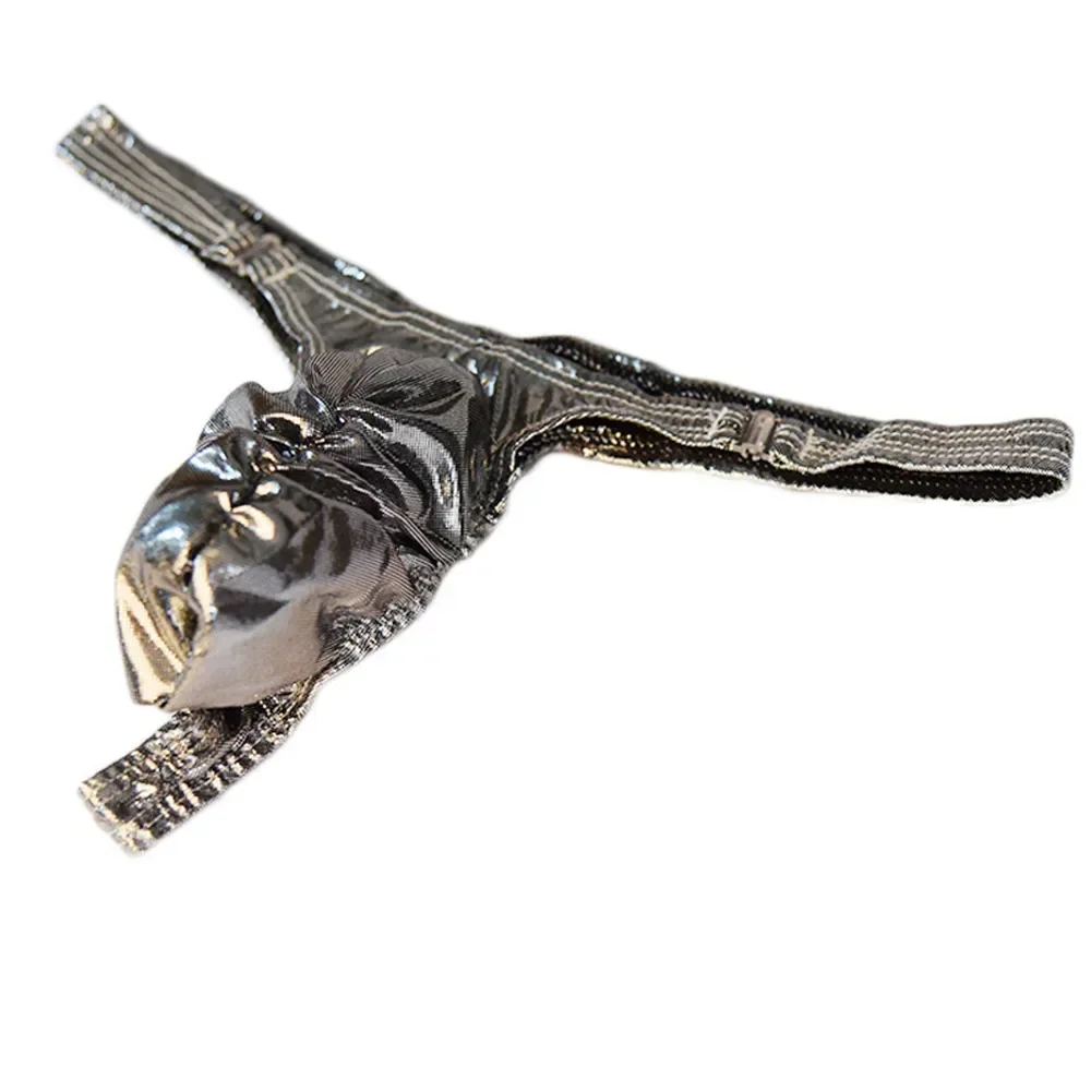 セクシーなパンティーメンズランジェリー G ストリング Tバックシース弱虫 U 凸ポーチブリーフ男性のシームレスな下着 T バック半ズボン