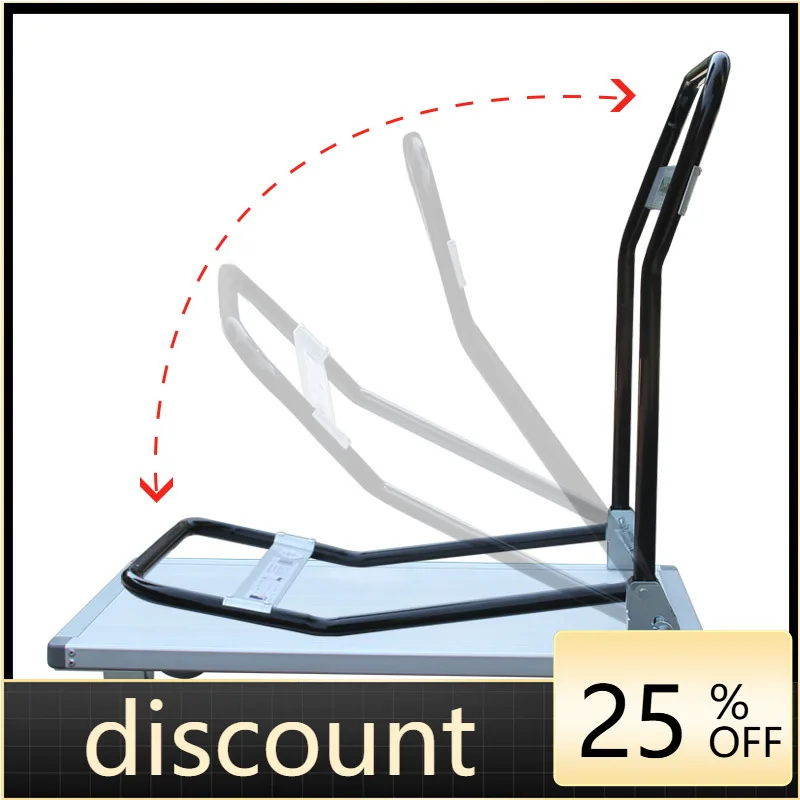 

LTT folding trolley, multi-functional and lightweight aluminum alloy trolley cart, household pulling flatbed trolley