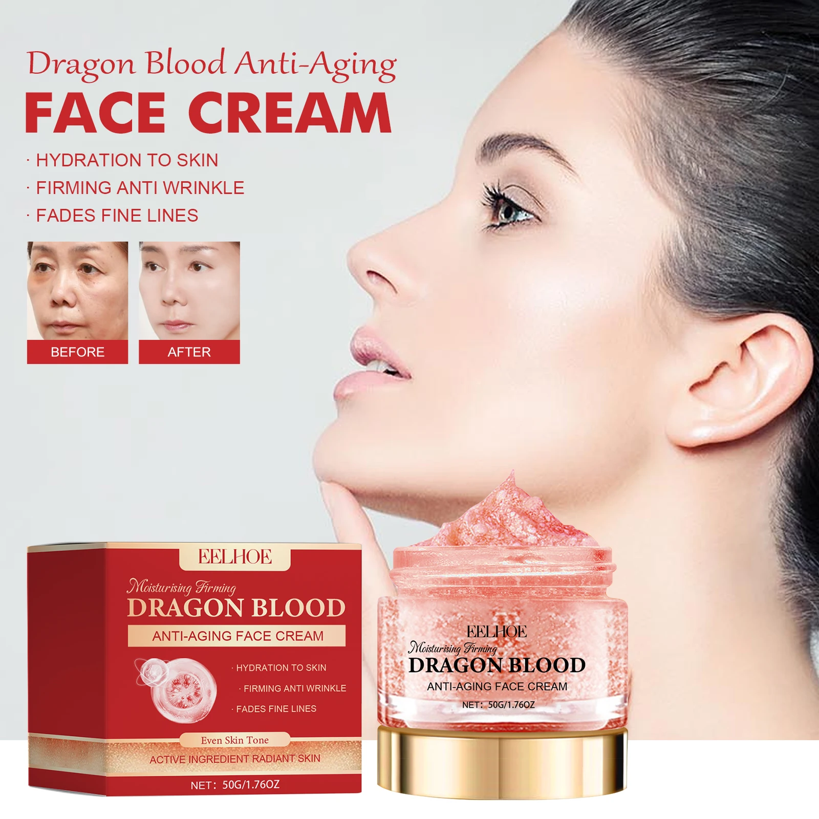 

Dragon's Blood Cream – Smooth fine lines, refine pores, brighten & firm skin