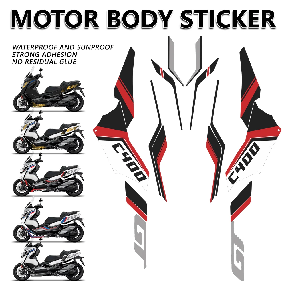 Motorcycle Waterproof Body Stickers Full Graphic Kit Decoration Decal Fit For C400GT C 400GT C400 GT 2022
